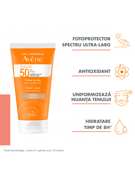 Avene fluid nuantator SPF50+ Triasorb, 50ml, Lab. Pierre Fabre Franta