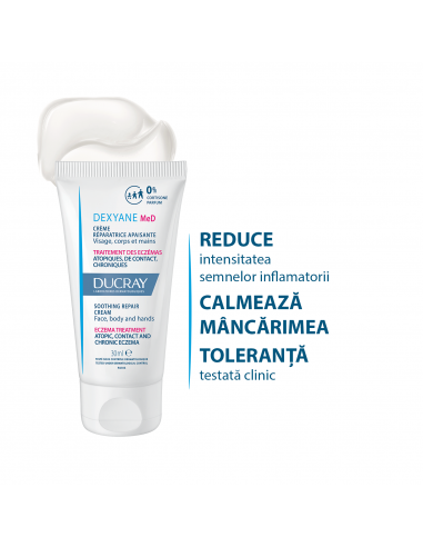 Ducray Dexyane Med crema reparatoare calmanta,...