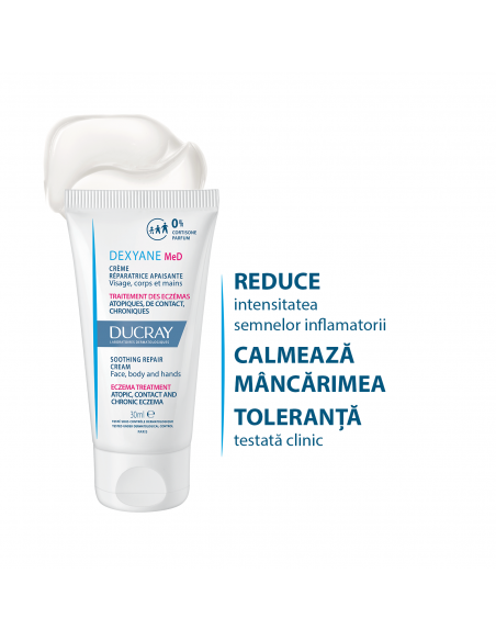 Ducray Dexyane Med crema reparatoare calmanta, 30ml, LAB. PIERRE FABRE FRANTA