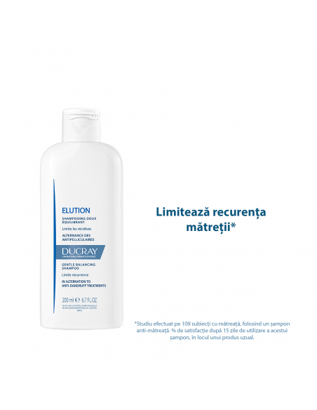 Sampon anti-recidiva Ducray Elution, 400 ml, LAB. PIERRE FABRE FRANTA