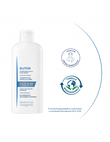 Sampon anti-recidiva Ducray Elution, 400 ml,...