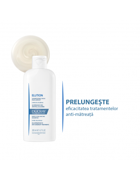 Sampon anti-recidiva Ducray Elution, 400 ml, LAB. PIERRE FABRE FRANTA