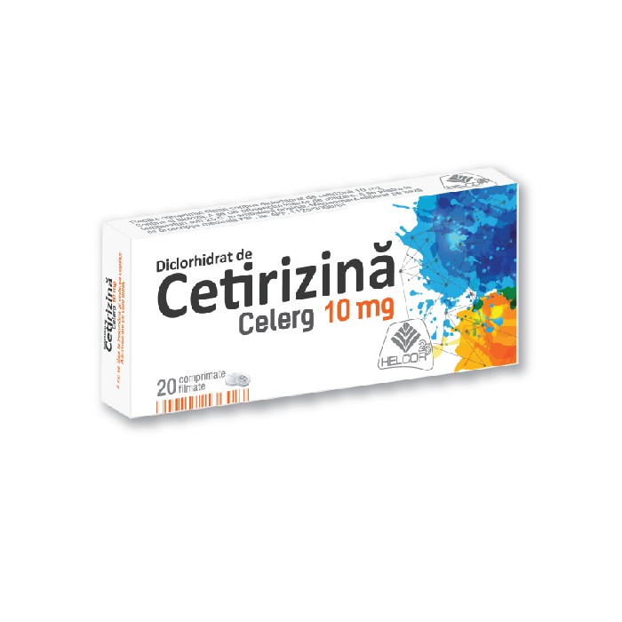 Celerg 10mg x 20cp.film, Helcor Pharma