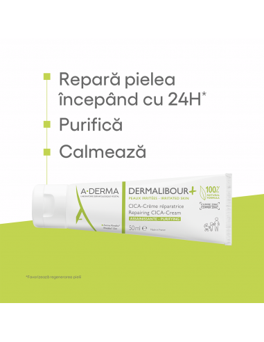 A-Derma Dermalibour+ Cica crema reparatoare...