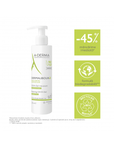 A-Derma Dermalibour+ Cica gel spumant purificator, 200ml,... 2