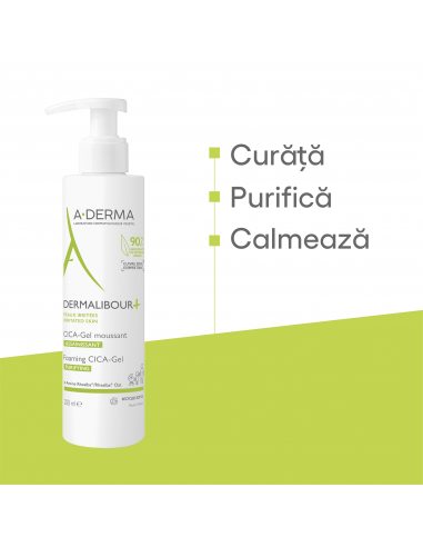 A-Derma Dermalibour+ Cica gel spumant...