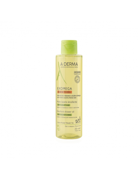 A-Derma Ulei de dus Exomega control, 200 ml, LAB. PIERRE FABRE FRANTA