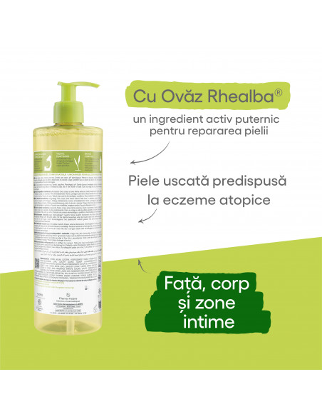 A-Derma Ulei de dus Exomega control, 500 ml, LAB. PIERRE FABRE FRANTA