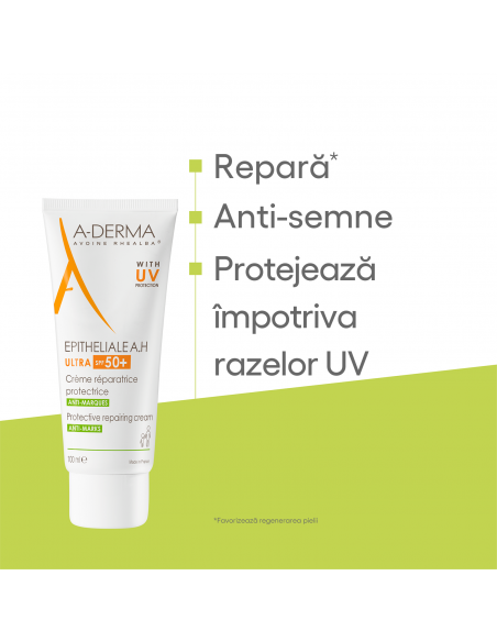 A-Derma Epitheliale AH Ultra SPF50+, 100 ml, LAB. PIERRE FABRE FRANTA