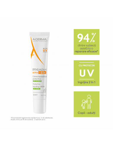 A-Derma Epitheliale AH Ultra SPF50+, 40 ml,...