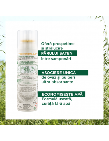 Klorane sampon uscat nuantator cu lapte de ovaz...