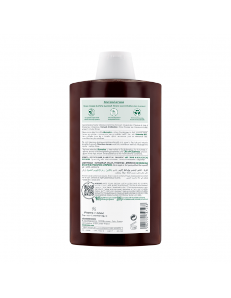 Klorane sampon bio cu chinina si floare de colt, 400 ml, Lab. Pierre Fabre Franta