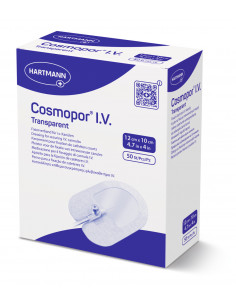 Cosmopor i.v transparent 12x10cm plasturi, 50 bucati,...