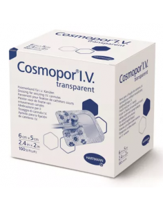 Cosmopor i.v transparent 6x5cm plasturi, 100 bucati ,...