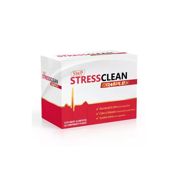 Stressclean complex, 60 comprimate, Sunwave