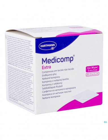 Medicomp comprese extra sterile 5 x 5 cm, 25...
