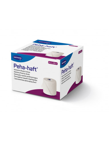 Peha-haft 6 cm x 20 m - bandaj elastic de fixare, o bucata, PAUL HARTMANN AG