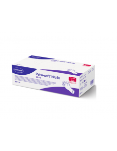 Peha-soft nitrile manusi albe nepudrate marime L, 200...