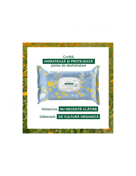 Klorane bebe servetele umede calmante, 70 bucati, Lab. Pierre Fabre Franta