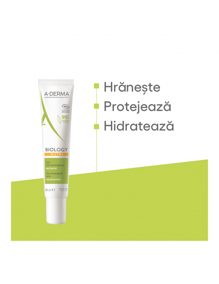 A-Derma Biology crema nutritiva, 40 ml, Lab. Pierre Fabre Franta