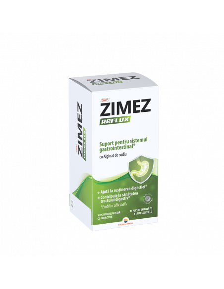 Sun Wave Pharma Zimez Reflux 14 plicuri × 15 ml soluție
