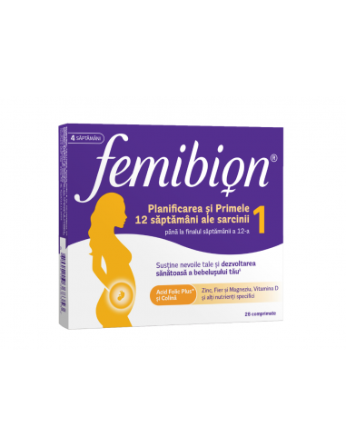 Femibion 1, 28 comprimate, Dr Reddy's