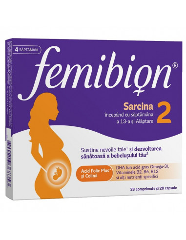 Femibion 2, 28 de comprimate+ 28 capsule, Merck