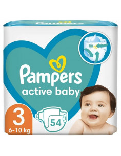Pampers nr 3 active baby, 54 bucati