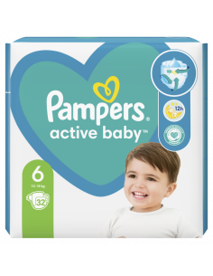 Pampers nr 6 active baby, 32 bucati
