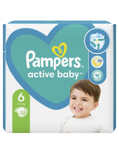 Pampers nr 6 active baby, 32 bucati