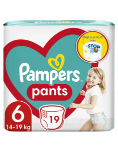 Pampers nr 6 pants, 19 bucati