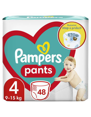 Pampers nr 4 pants, 52 bucati