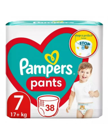 Pampers nr 7 pants, 38 bucati