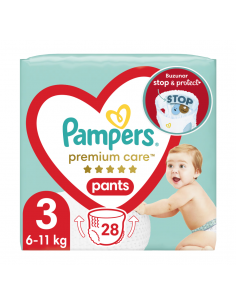 Pampers nr 3 premium care pants, 28 bucati