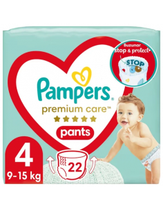 Pampers nr 4 premium care pants, 22 bucati