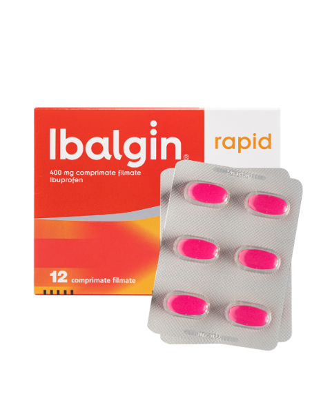 Ibalgin Rapid 400mg x12cpr filmate, Sanofi Romania S.R.L. - Romania