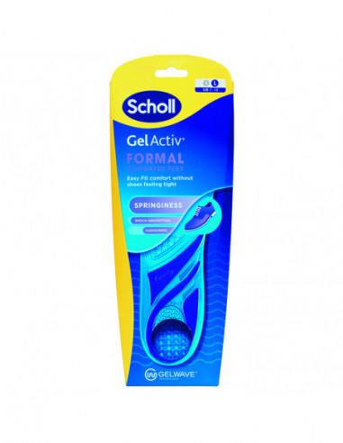 Scholl branturi gel activ formal - marimea L, 2 bucati