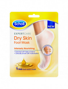 Scholl masca pentru pielea uscata a picioarelor, 2 bucati