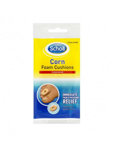 Scholl pernite de spuma pentru protectie impotriva bataturilor, 9 bucati