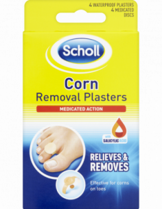 Scholl plasturi pentru indepartarea bataturilor, 4 bucati