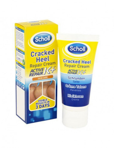 Scholl repair K+ crema piele crapata calcaie cu uree, 60 ml