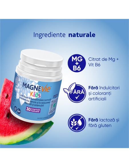 MagneVie Kids, 30 comprimate masticabile