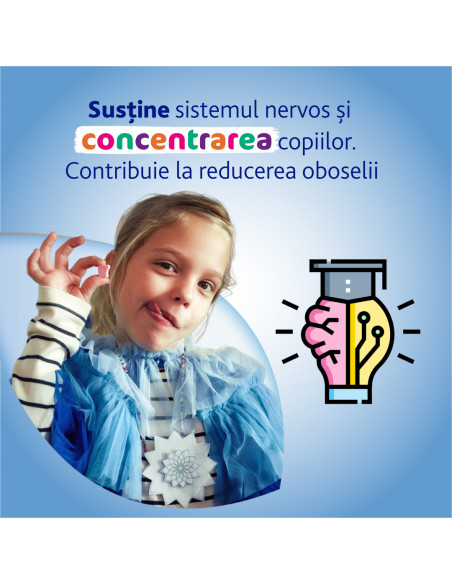 MagneVie Kids, 30 comprimate masticabile