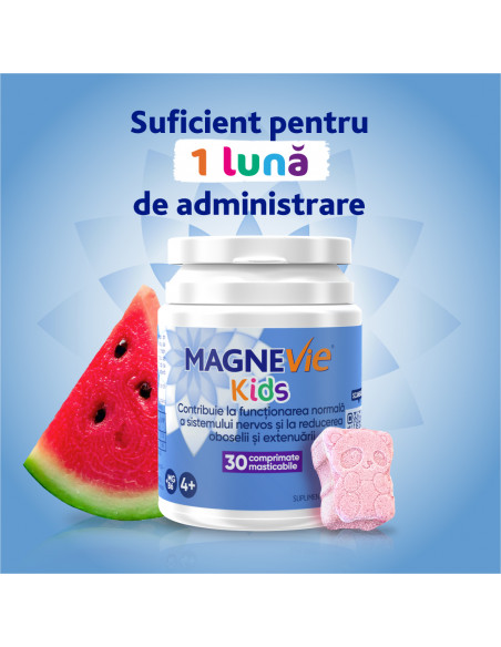 MagneVie Kids, 30 comprimate masticabile