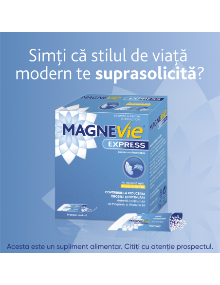 MagneVie Express, granule orodispersabile, 20 plicuri
