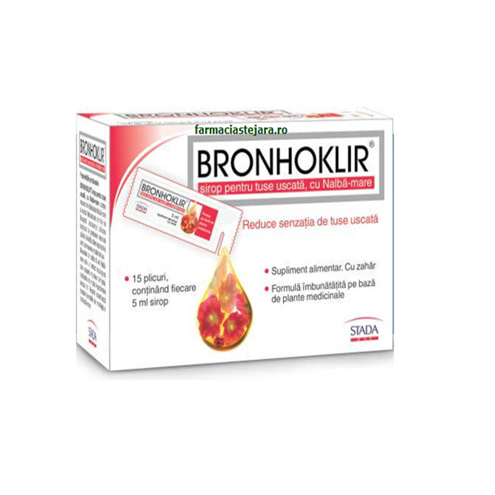 Bronhoklir Sir tuse uscatnalba 5ml x 15pl