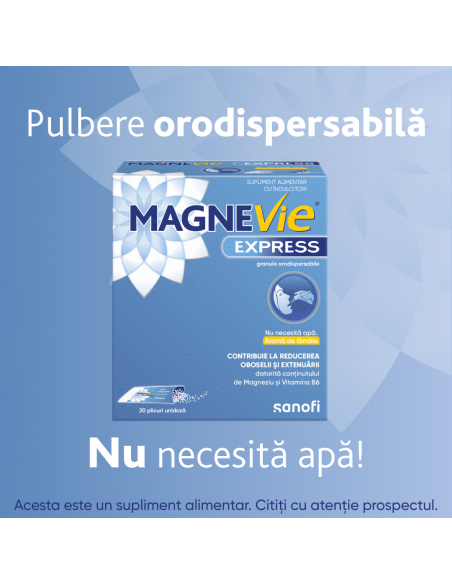 MagneVie Express, granule orodispersabile, 20 plicuri