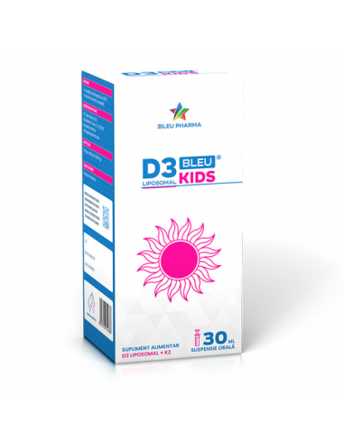 D3Bleu kids, suspensie orala, 30ml, Bleu Pharma