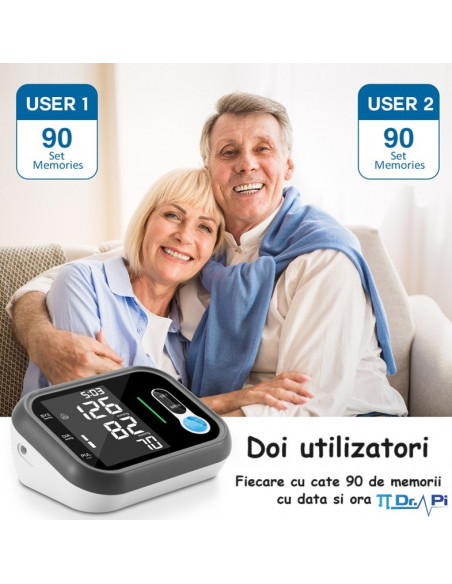 Tensiometru automat de brat cu adaptor RJA00, Dr. Pi