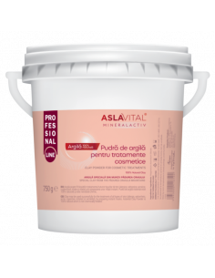 Aslavital Pudra Argila Cosmetica, 750g, Farmec SA